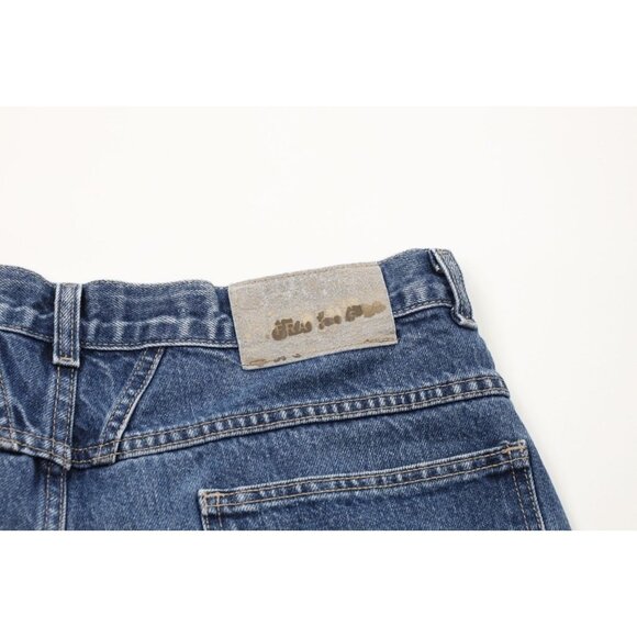 Vintage 90s Marithe Francois Girbaud Mens 36 Faded Baggy Fit Denim Jean Shorts - Picture 11 of 13